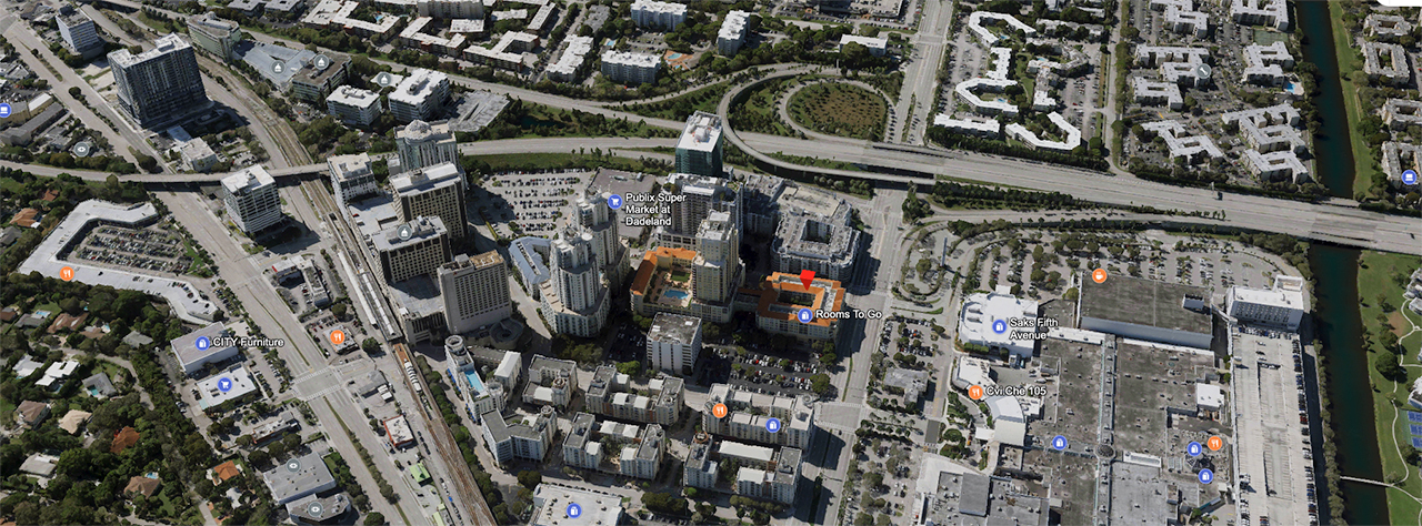 Mapa de Ubicación de Apartamentos Toscano